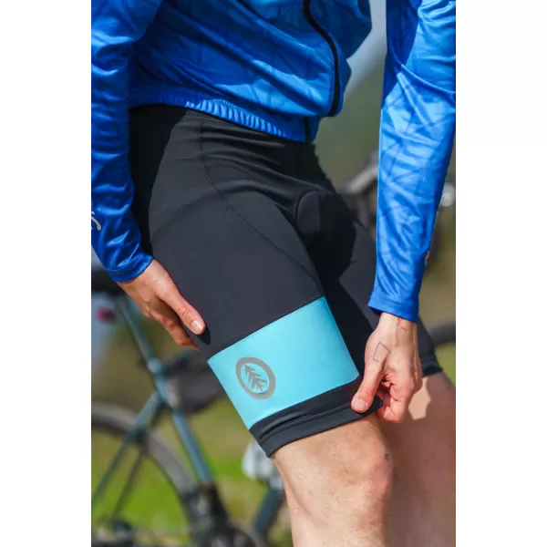  Pánské cyklistické šortky NORDBLANC CHAIN NBSPM8081 MODRÁ 