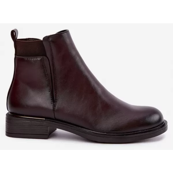  Dámské kotníkové boty VINCEZA 58690 BURGUNDY 