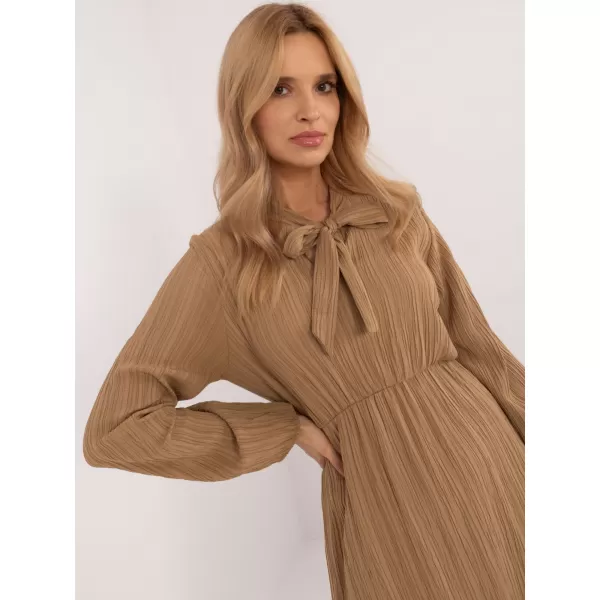  Dámské šaty OCH BELLA TW-SK-BI-CB3331.88 CAMEL 