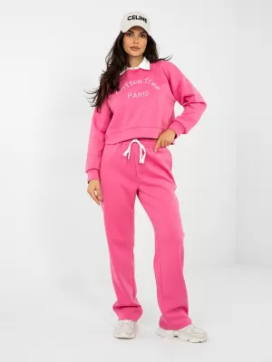 Dámská tepláková souprava ITALY MODA IT-KMPL-22212.85 DARK PINK