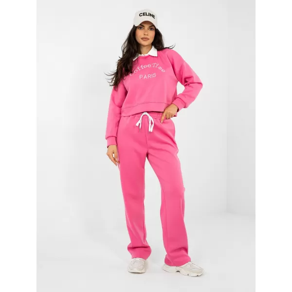  Dámská tepláková souprava ITALY MODA IT-KMPL-22212.85 DARK PINK 