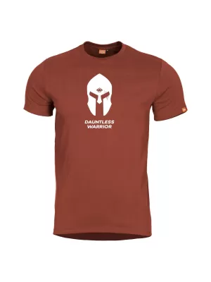 Pánské triko PENTAGON AGERON SPARTAN HELMET K09012-SH-74 MAROON RED