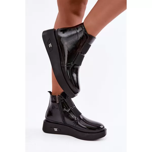  Dámské kotníkové boty ARTIKER 55C0820 BLACK 