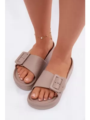 Dámské pantofle BIG STAR SHOES TT274A079 BEIGE