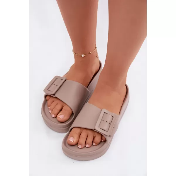  Dámské pantofle BIG STAR SHOES TT274A079 BEIGE 