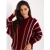 Dámský svetr FACTORY PRICE IT-SW-93115.13 BURGUNDY