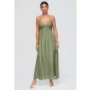 Dámské šaty OMBRE OW-DLR-E0009 GREEN