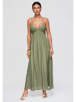 Dámské šaty OMBRE OW-DLR-E0009 GREEN
