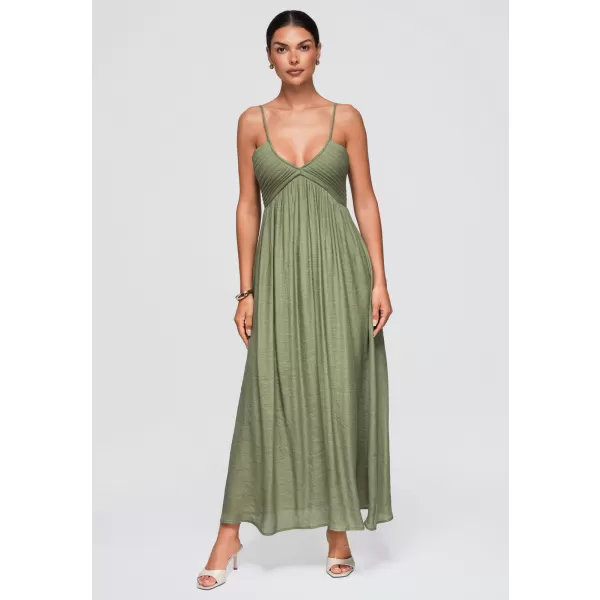  Dámské šaty OMBRE OW-DLR-E0009 GREEN 