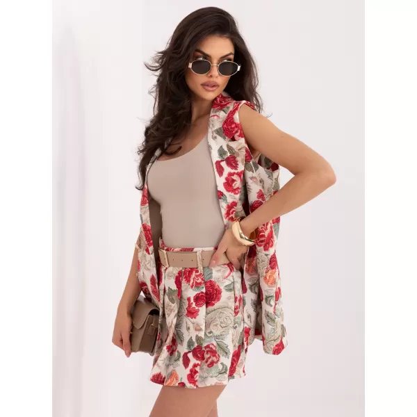  Dámské kraťasy ITALY MODA IT-SN-FL8757-2.18 RED 