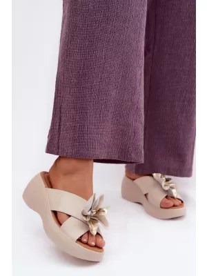 Dámské pantofle VINCEZA 41511 BEIGE