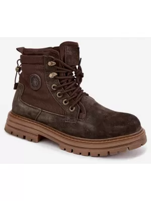 Pánské boty BIG STAR SHOES UU174254 BROWN/BEIGE SHADOWS