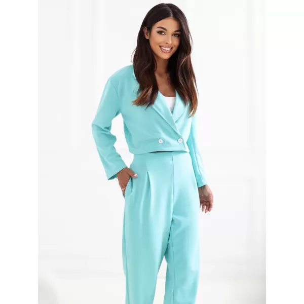  Dámský komplet RUE PARIS IT-KMPL-22255.70 TURQUOISE 