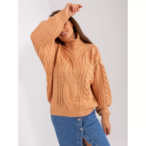  Dámský svetr WOOL FASHION ITALIA AT-SW-2350.91P PEACH 