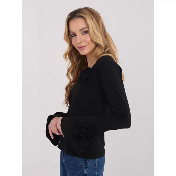  Dámská halenka ITALY MODA IT-BZ-22139.55 BLACK 
