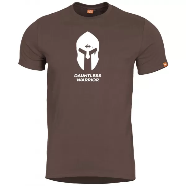 Pánské triko PENTAGON AGERON SPARTAN HELMET K09012-SH-26 TERRA BROWN 
