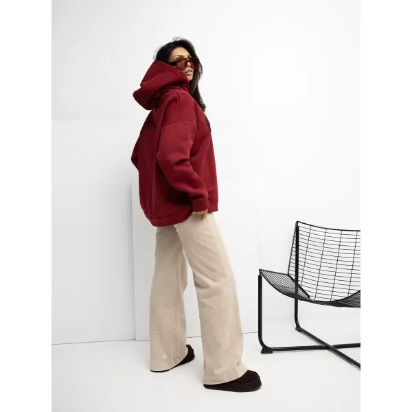  Dámská mikina RUE PARIS RV-BL-A1041.59 BURGUNDY 