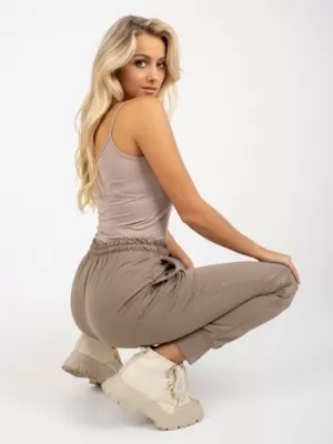Dámské kalhoty LAKERTA LK-SP-508922.05 DARK BEIGE