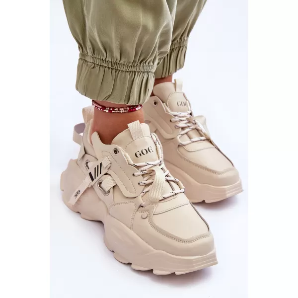  Dámské sportovní boty GOE MM2N4015 BEIGE 