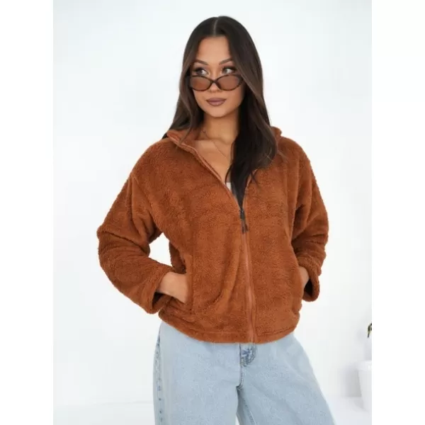  Dámská mikina FACTORY PRICE CS-BL-BT1033.09 LIGHT BROWN 