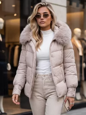 Dámská bunda DSTREET1 KHAKI