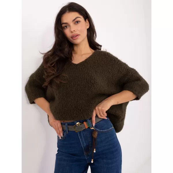  Dámský svetr ITALY MODA IT-SW-7703.70 KHAKI 