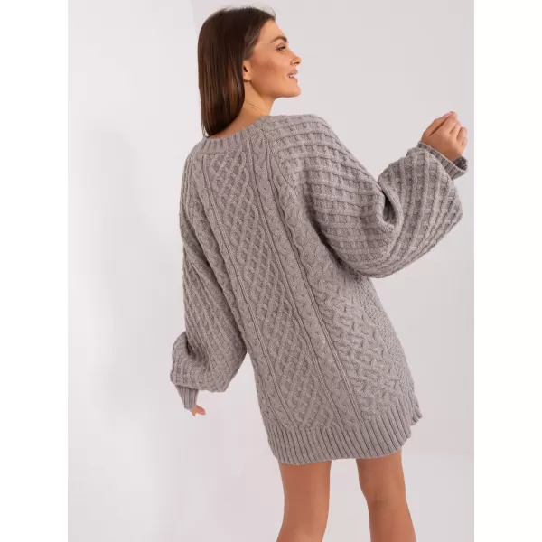  Dámský svetr WOOL FASHION ITALIA AT-SW-2367-2.64P GRAY 
