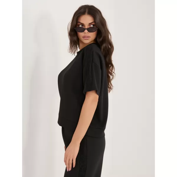  Dámská mikina FACTORY PRICE IT-BZ-97598.96 BLACK 