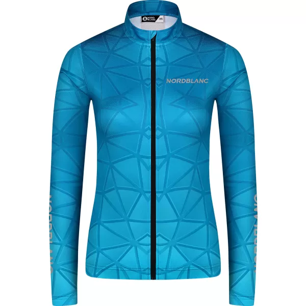  Dámský cyklo dres NORDBLANC VELOFLOW NBSLF8105 TYRKYSOVÁ 