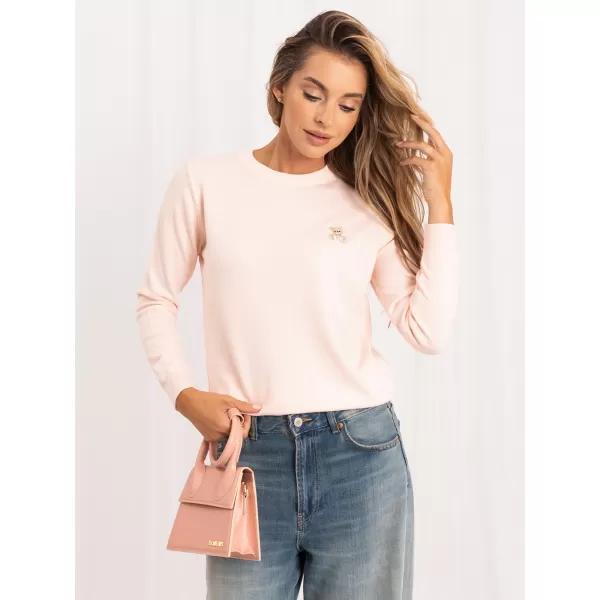  Dámský svetr ITALY MODA IR-SW-57994.12P BRIGHT PINK 
