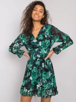 Dámské šaty ITALY MODA DHJ-SK-12220-1.10P DARK GREEN