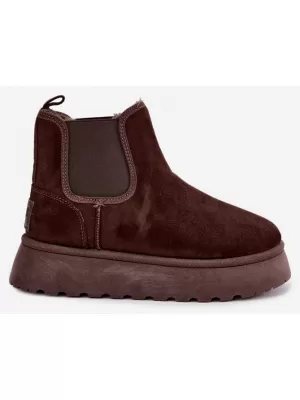 Dámské boty BIG STAR SHOES UU274174 BROWN/BEIGE SHADOWS