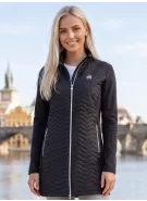 Dámský hybridní kabát ALTISPORT IRYSA ČERNÁ