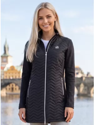 Dámský hybridní kabát ALTISPORT IRYSA ČERNÁ