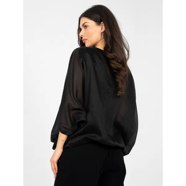  Dámská halenka ITALY MODA IT-BZ-18868.81 BLACK 