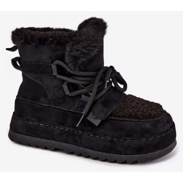  Dámské sněhule BOTO 9077 BLACK 