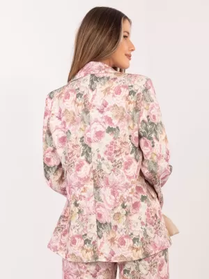 Dámské sako RUE PARIS IT-MA-FL8932.60 DARK PINK