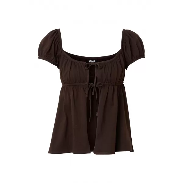  Dámské tričko URBAN CLASSICS TB8177-00075 BROWN 
