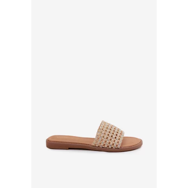  Dámské pantofle BOTO 26SD98-9832 BEIGE 