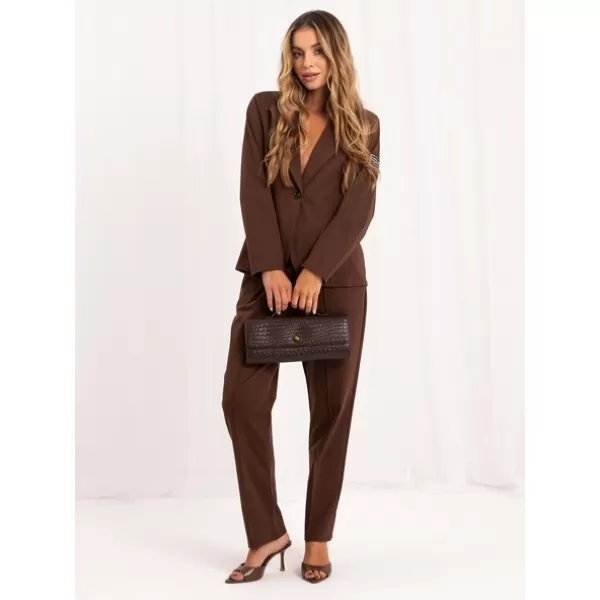  Dámský komplet ITALY MODA MI-KMPL-K6576.04 BROWN 