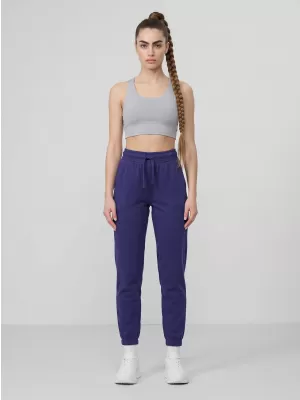 Dámské kalhoty 4F 4FWMM00TTROF1658 NAVY