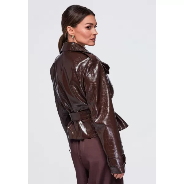  Dámská bunda OMBRE OW-JAFL-0144 BROWN 