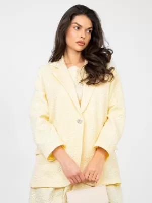 Dámská bunda RUE PARIS IT-MA-21839.10 BRIGHT YELLOW