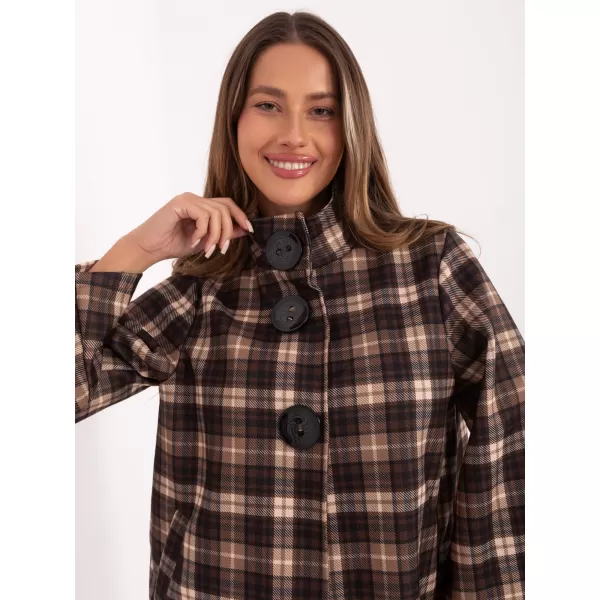  Dámský kabát ITALY MODA IT-PL-31820-1.26 CAMEL 