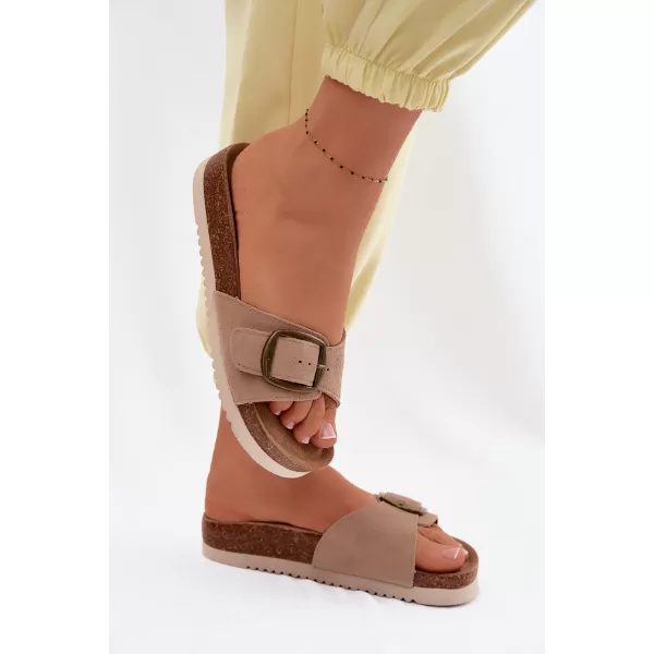  Dámské pantofle BOTO 2833 KHAKI 
