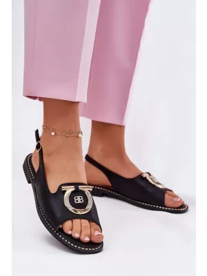 Dámské sandály S.BARSKI KV51-003 BLACK