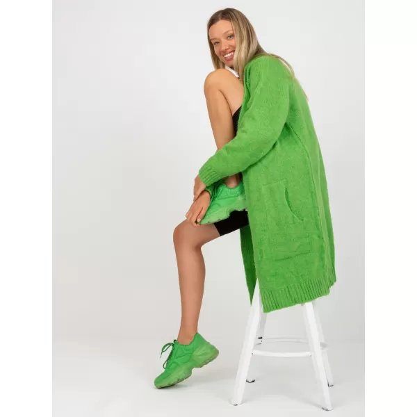  Dámský svetr RUE PARIS LC-SW-0344.27P BRIGHT GREEN 