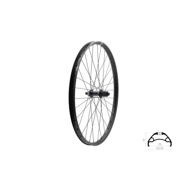 Zapletené zadní kolo KLS ASESINO 25 DSC MS R, 28/29", black 