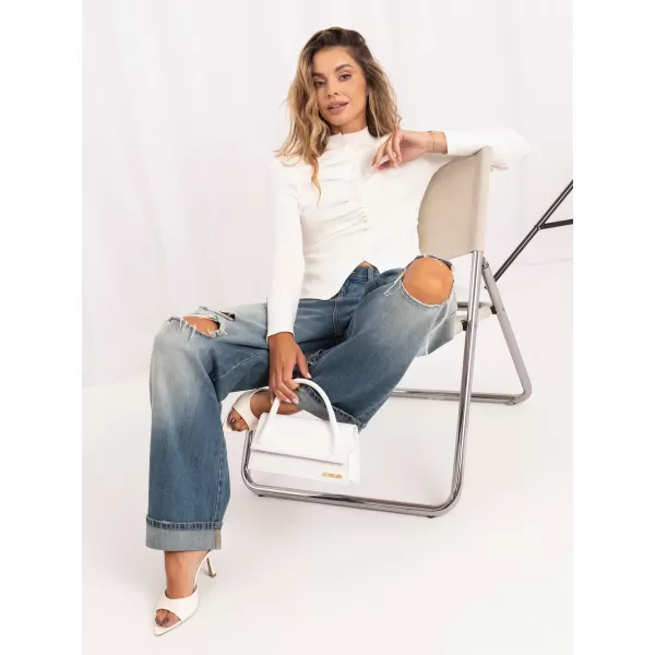  Dámský svetr ITALY MODA IR-SW-57817.17 ECRU 