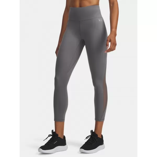  Dámské legíny UNDER ARMOUR MOTION MESH ANKLE LEGGING 6010090-709 ZELENÁ 